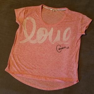 Victoria's Secret Love Candice Tee M